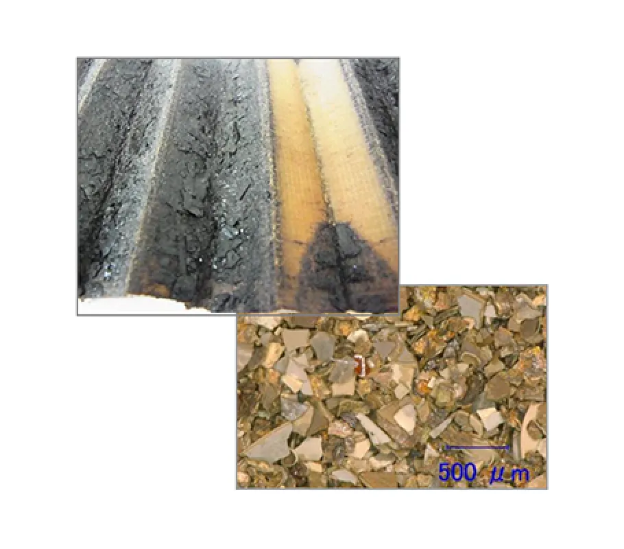 燃料フィルタ目詰まり物の事例画像